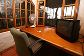 Computer desk overlooking ocean views at Manuel Antonio Quepos Costa Rica Vacation Villa